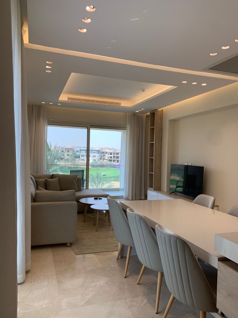 3-Bedroom typical floor apartment with golf and pool view