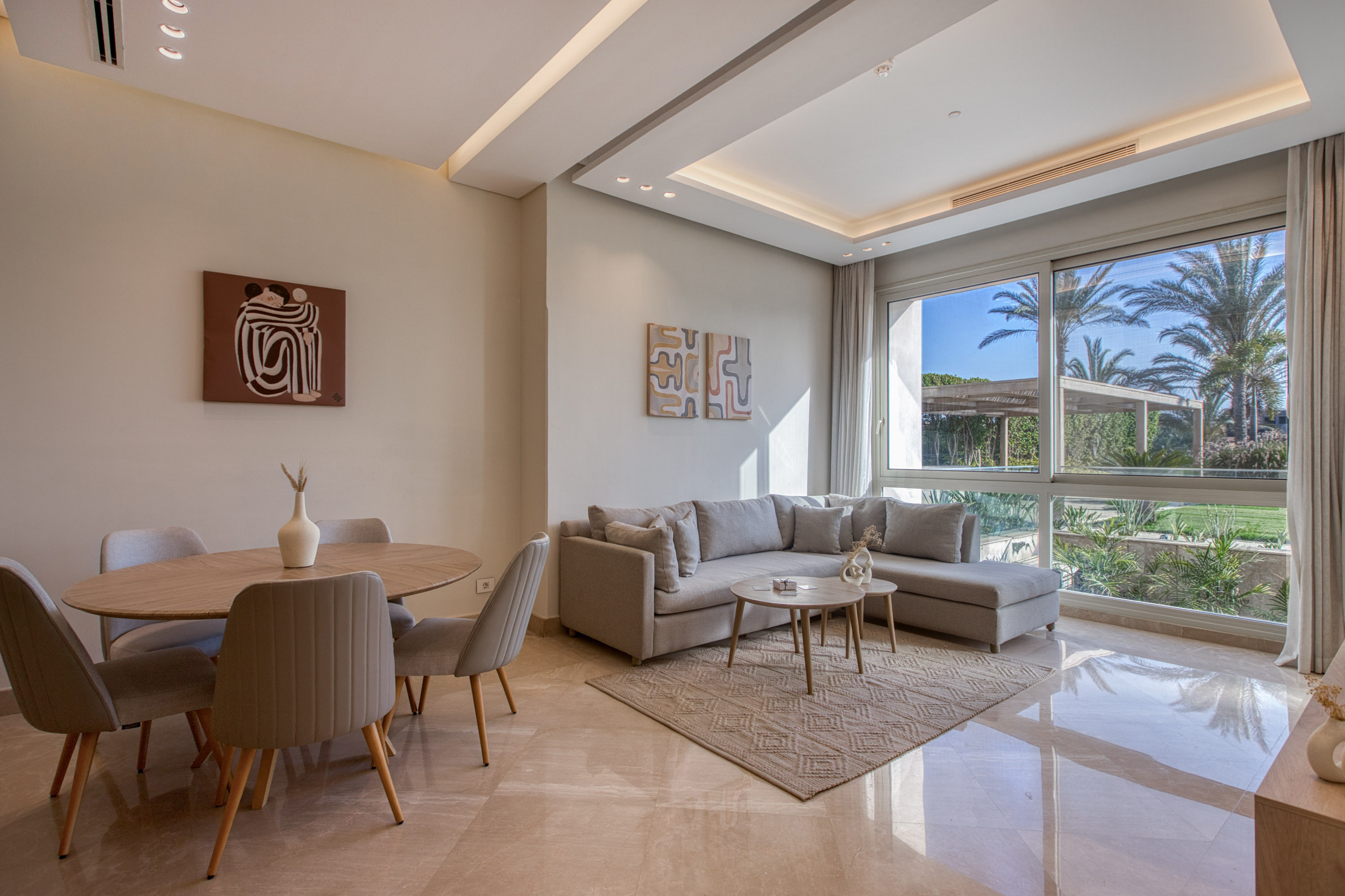 2-Bedroom Ground apartment with Golf, Pool View & Private Access to pool